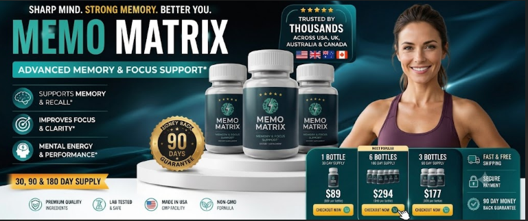 Memo Matrix advanced memory and focus support bottles with pricing packages